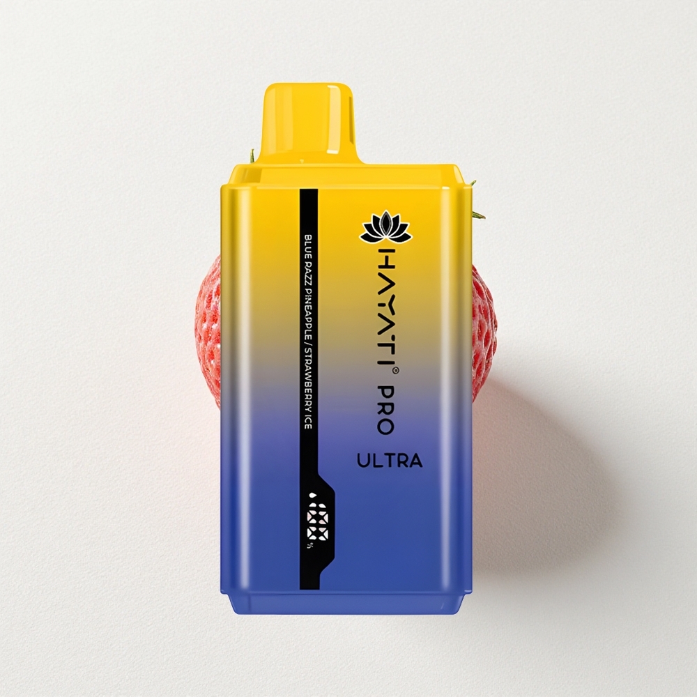 Hayati Pro Ultra 2-Port 15000 Puffs Blue Razz Pineapple 2*12ml E-Liquid Capacity