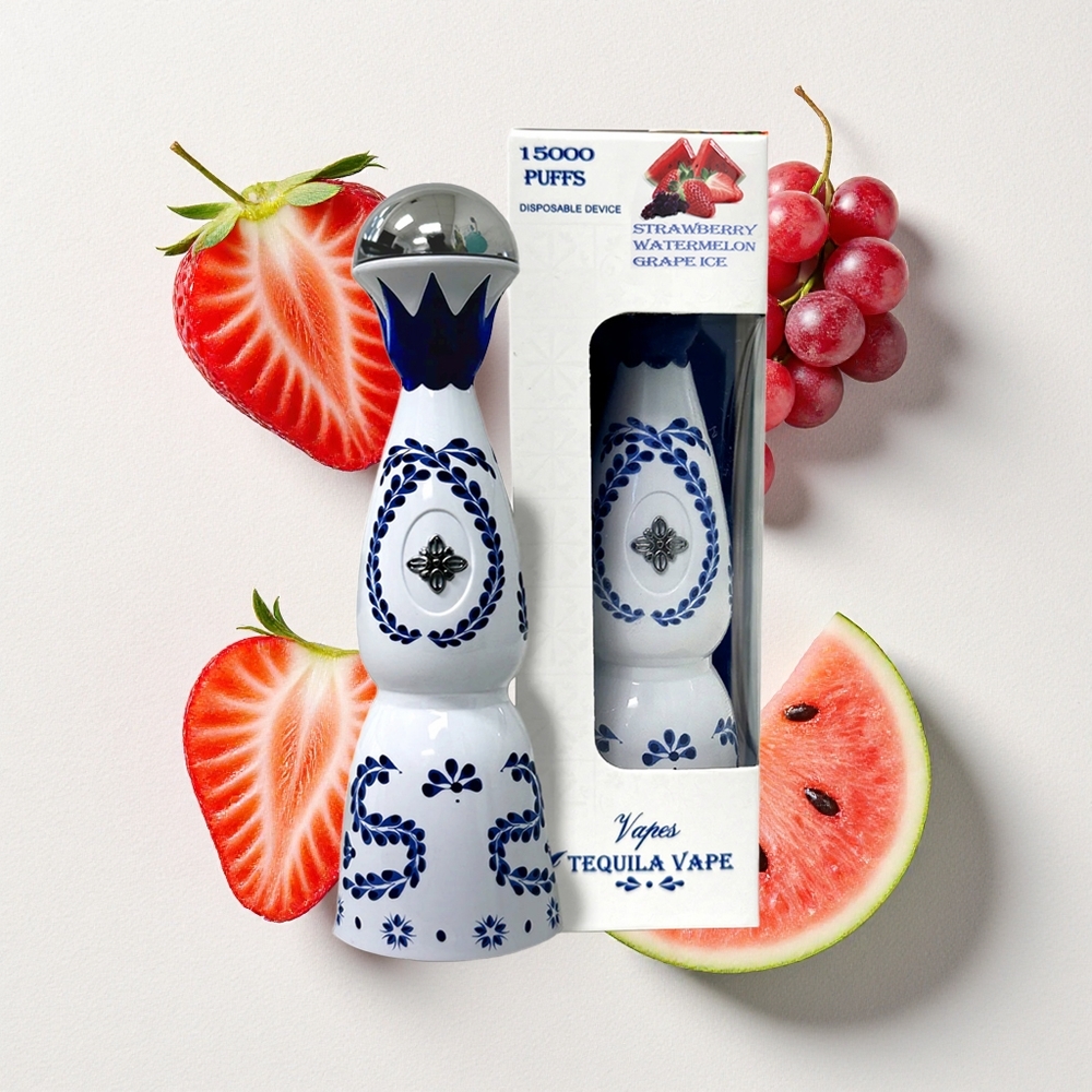 HUMO Azul 15000 Puffs Strawberry Watermelon Grape Ice USB-C Rechargeable 20mL E-Liquid Capacity