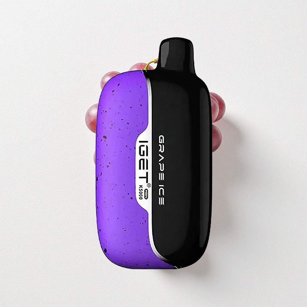IGET Moon K5000 Puffs Disposable Vape Grape Ice 81.5g Mesh Coil