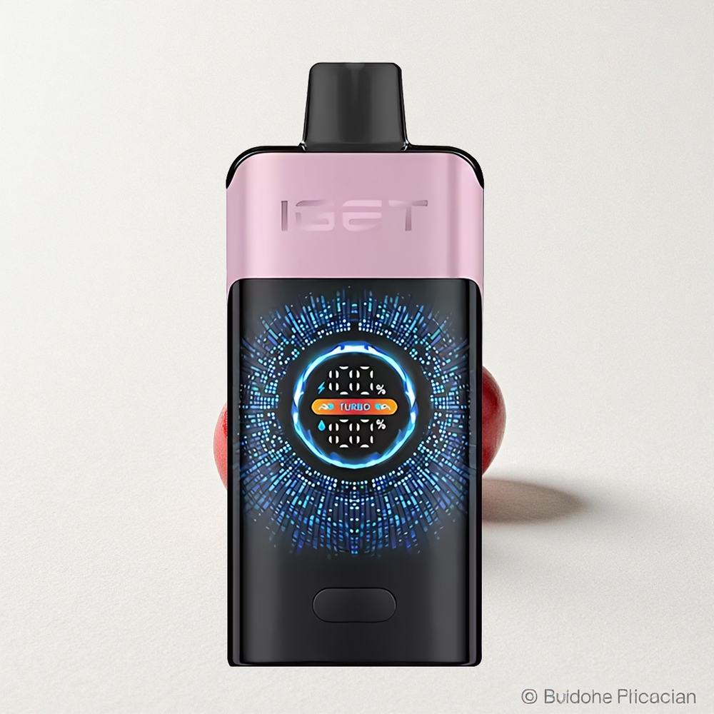 IGET ONE 12000 Puffs Disposable Vape Cherry Pomegranate Turbo Screen