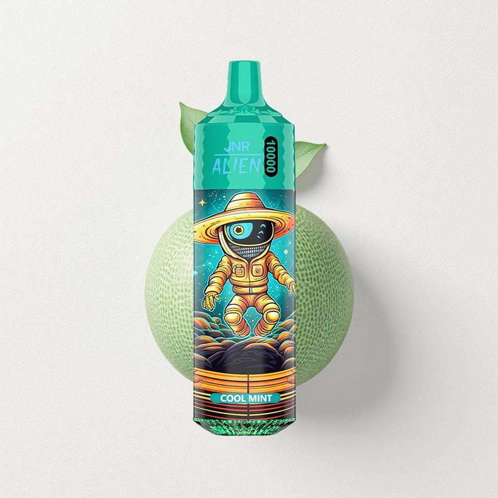 JNR Alien 10000 Puffs 850mAh Battery Capacity RGB Cool Mint