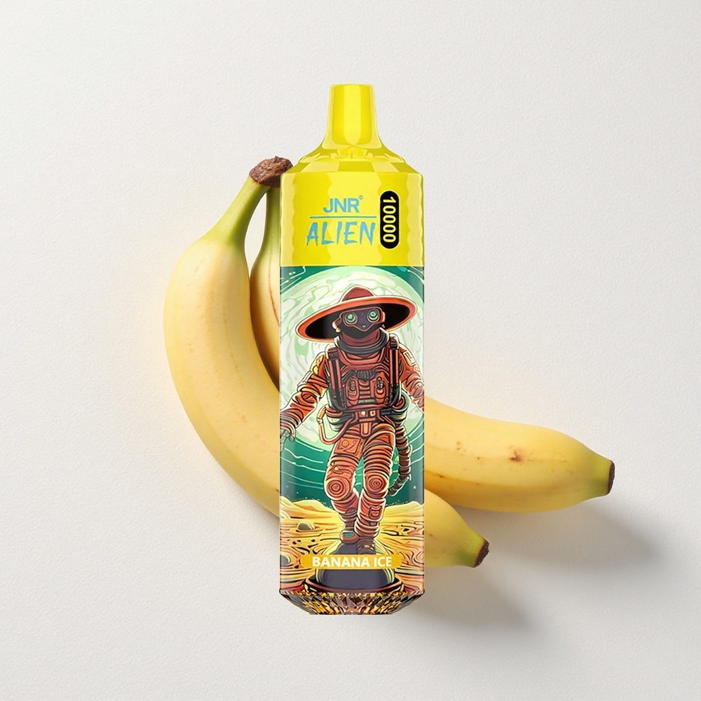 JNR Alien 10000 Puffs Banana Ice LED Mesh Sport