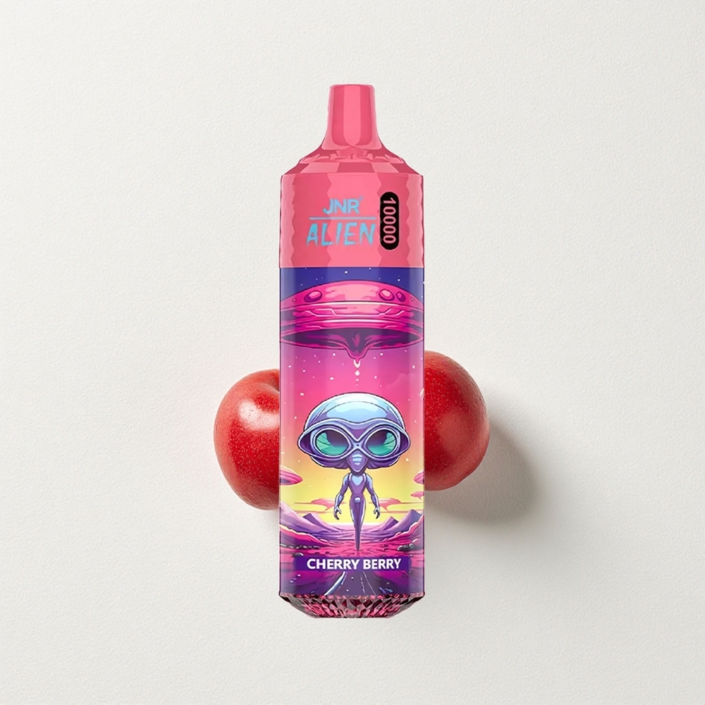 JNR Alien 10000 Puffs LED Type-C Cherry Berry
