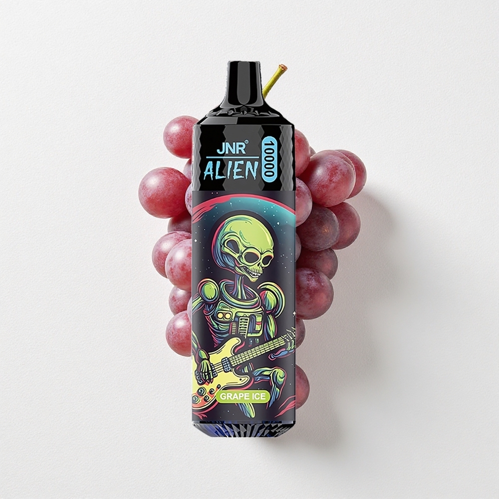 JNR Alien 10000 Puffs Mesh LED Grape Ice
