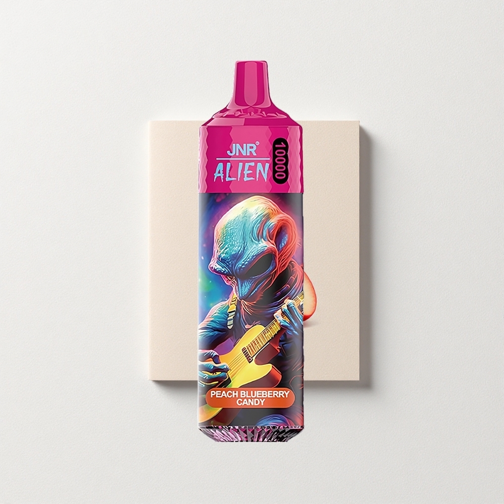 JNR Alien 10000 Puffs Peach Blueberry Candy LED Mesh