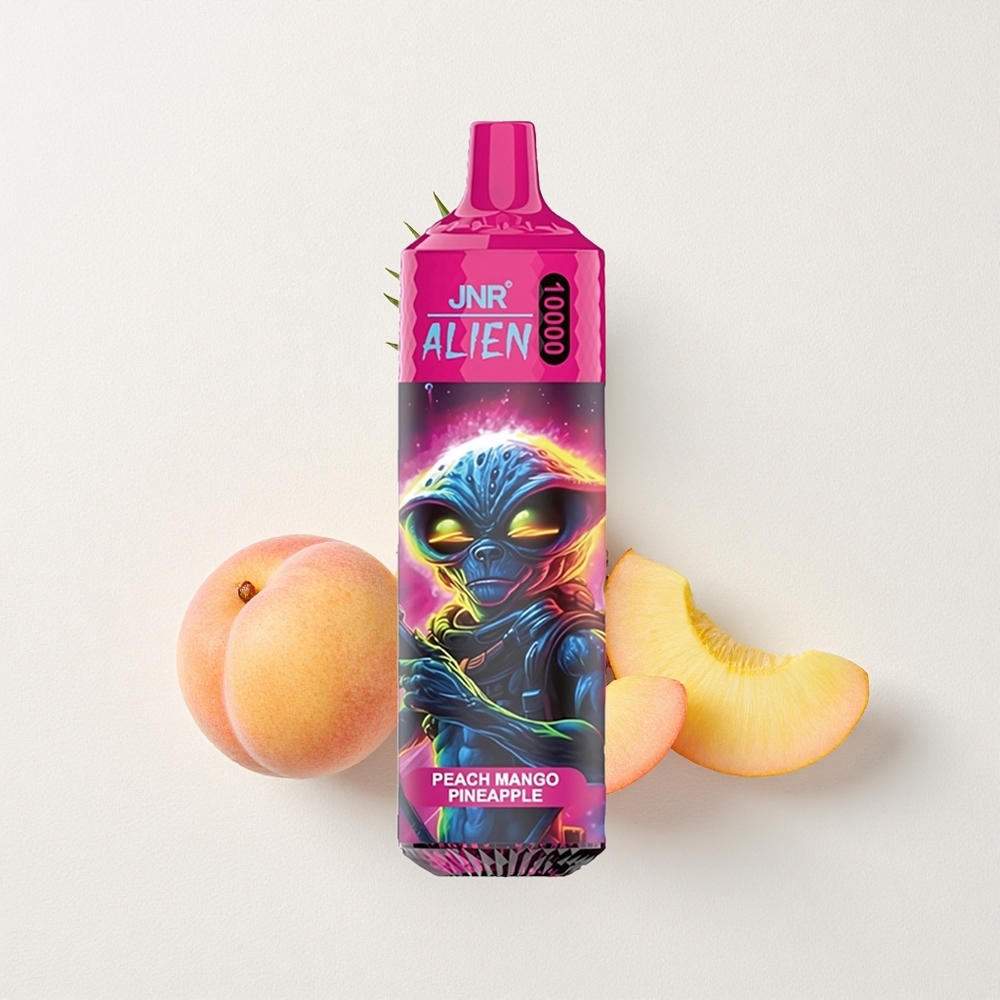 JNR Alien 10000 Puffs Peach Mango Pineapple LED (RGB) lights Type-C Sport