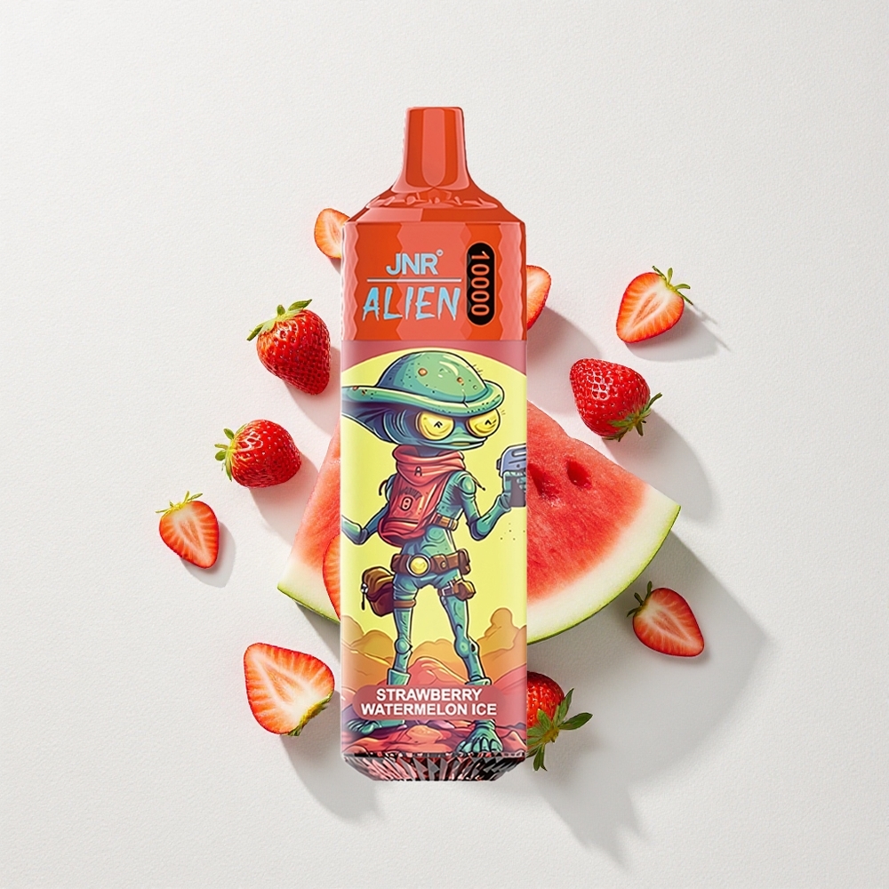 JNR Alien 10000 Puffs Strawberry Watermelon Ice LED (RGB) lights Type-C