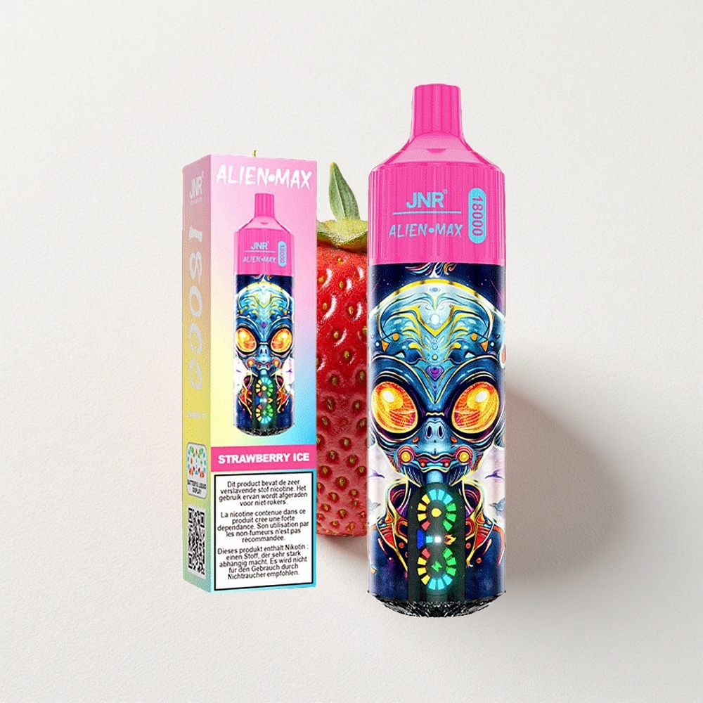 JNR Alien Max 18000 Puffs Dual Mesh Coil Strawberry Ice