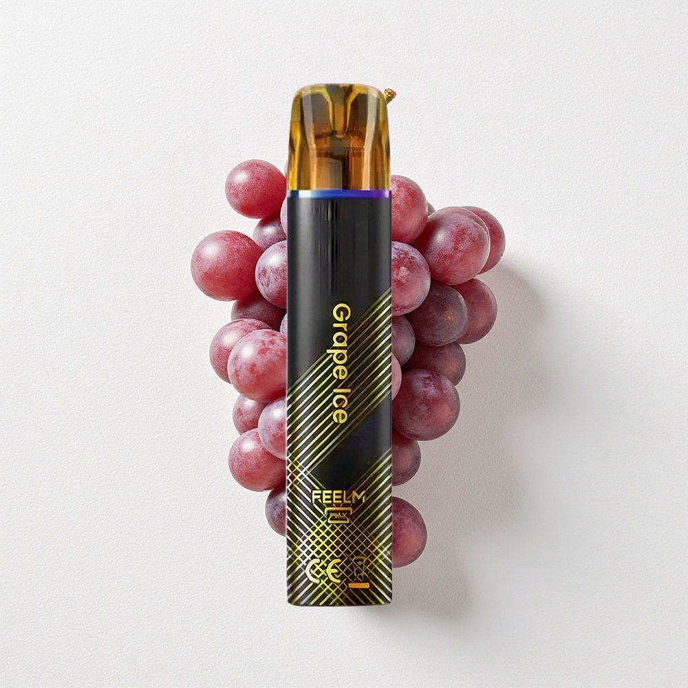JNR Black&Golden 800 Puffs Disposable Vape Grape Ice 2% Nicotine