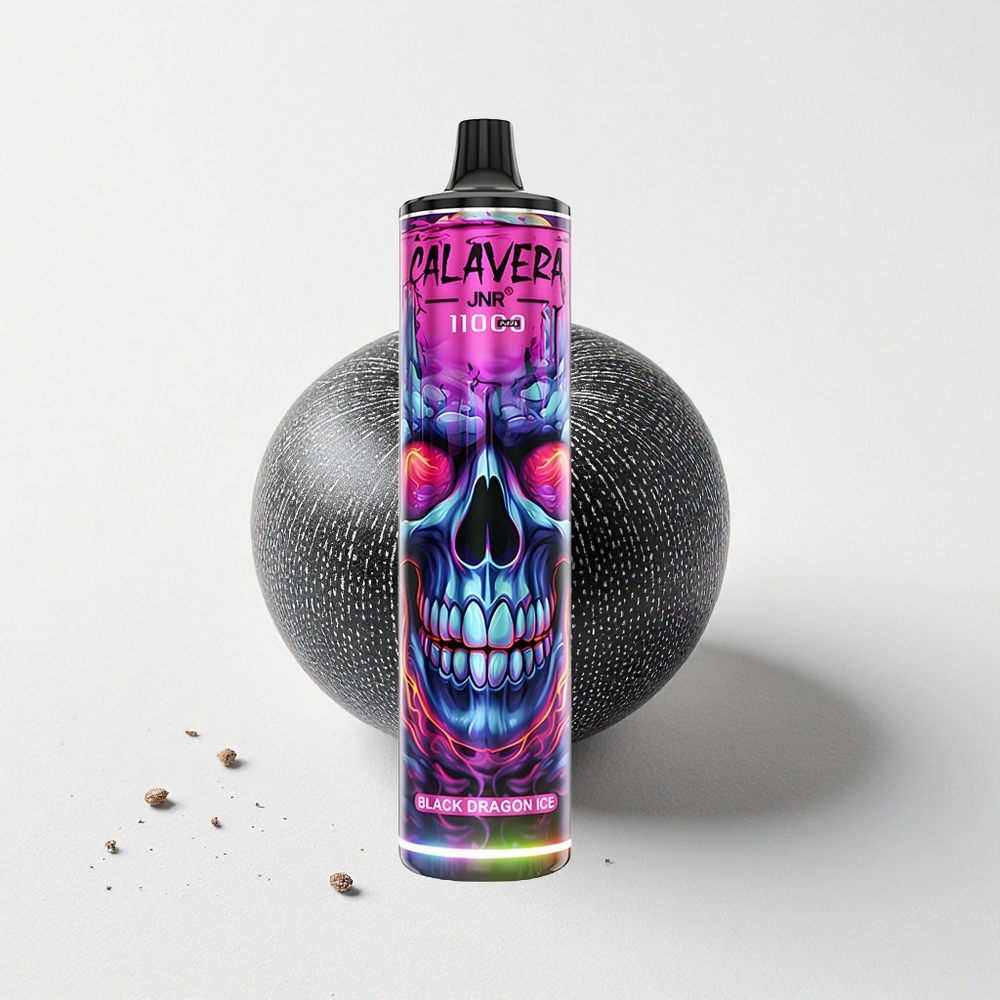 JNR Calavera 11000 Puffs Disposable Vape Black Dragon Ice 850mAh Battery Capacity Type-C
