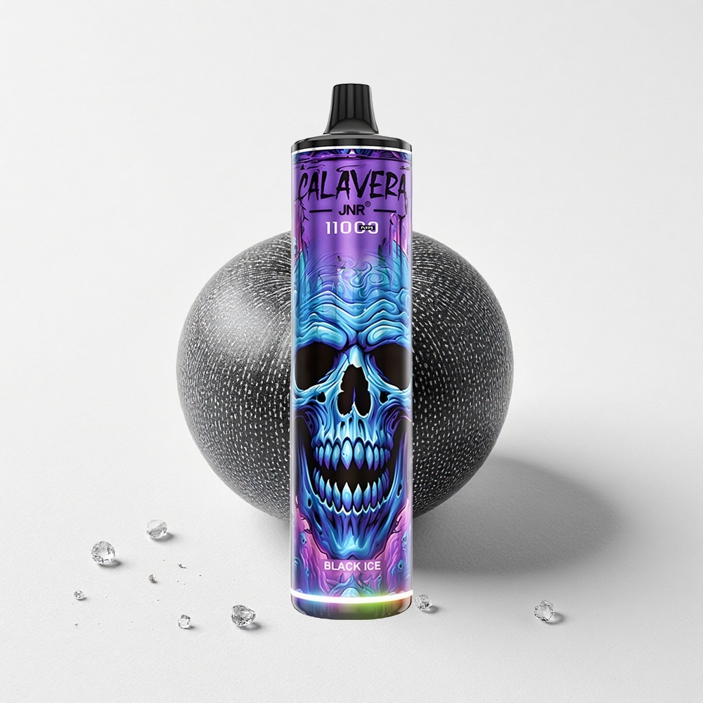 JNR Calavera 11000 Puffs Disposable Vape Black Ice 21mL E-Liquid Capacity 850mAh Battery Capacity