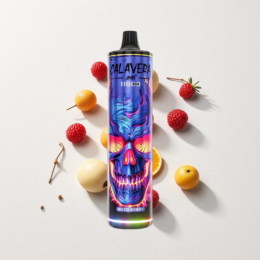 JNR Calavera 11000 Puffs Disposable Vape Mixed Berry 850mAh Battery Capacity 21mL E-Liquid Capacity