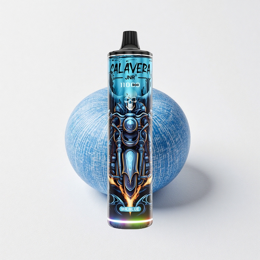 JNR Calavera 11000 Puffs Disposable Vape Mr Blue 850mAh Battery Capacity 21mL E-Liquid Capacity Type-C