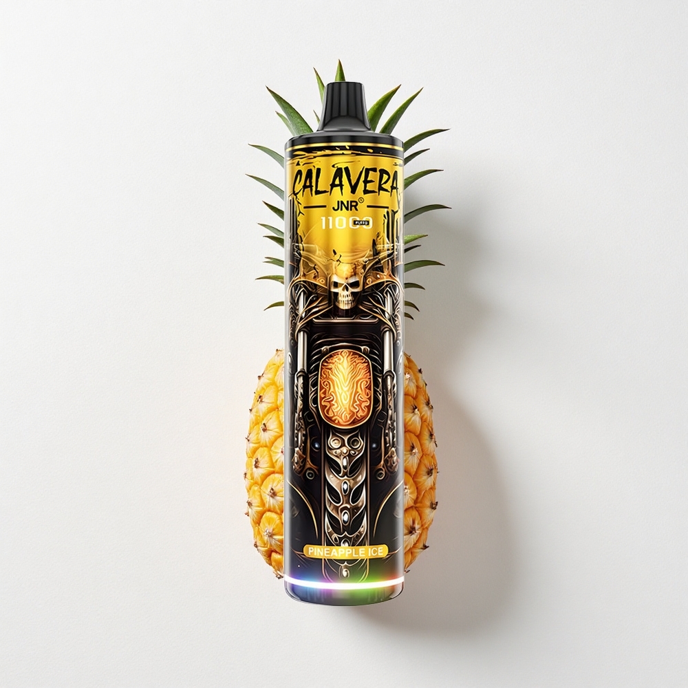 JNR Calavera 11000 Puffs Disposable Vape Pineapple Ice 850mAh Battery Capacity 21mL E-Liquid Capacity