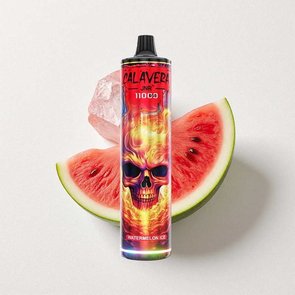 JNR Calavera 11000 Puffs Disposable Vape Watermelon Ice with 850mAh Battery Capacity & Type-C
