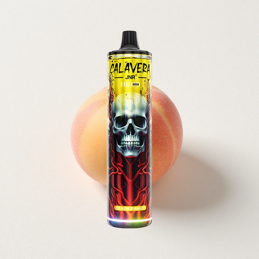 JNR Calavera 11000 Puffs Type-C 21mL E-Liquid Capacity Peach Mango