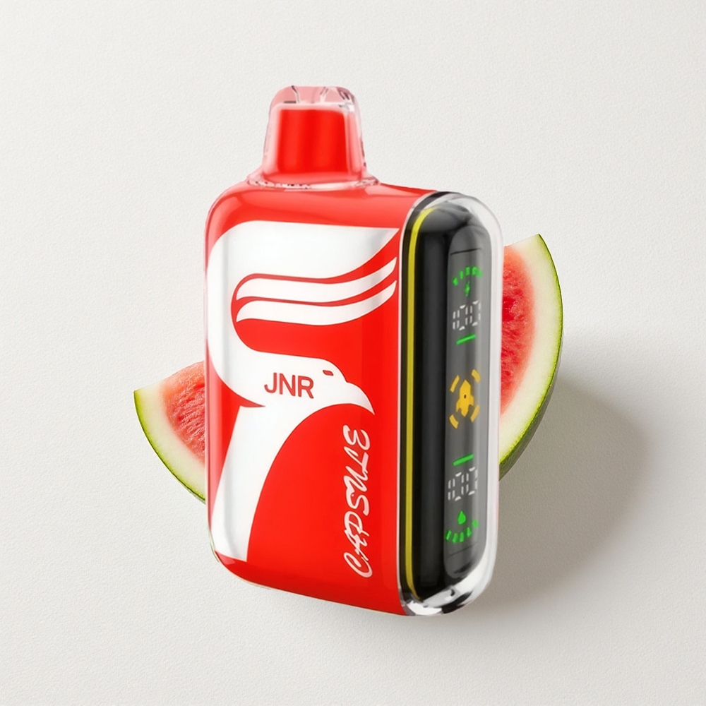 JNR Capsule 15000 Puffs Watermelon Ice 20mL E-Liquid Capacity Dual Mesh Coil Boost