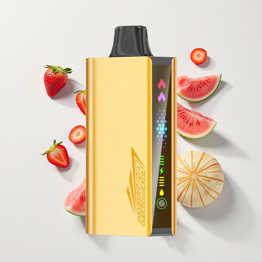 JNR Cruiser 12000 Puffs Strawberry Coconut Watermelon Animation Touch