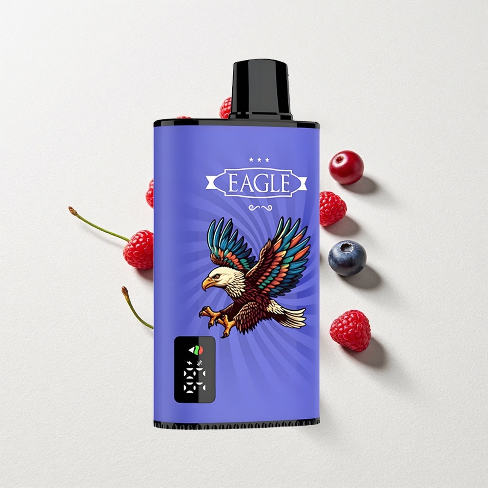 JNR EAGLE Smart 23000 Puffs Digital Mesh Blueberry Raspberry Cherry