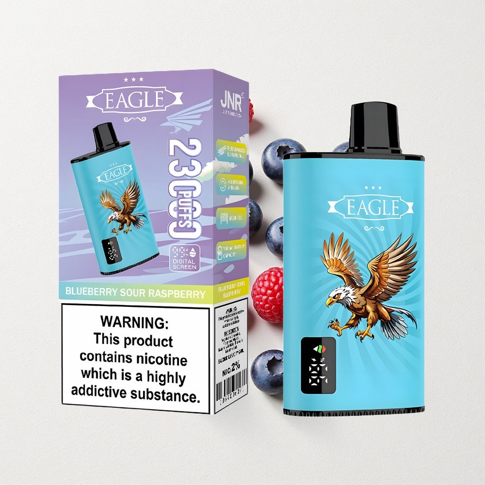 JNR EAGLE Smart 23000 Puffs Digital Mesh Blueberry Sour Raspberry