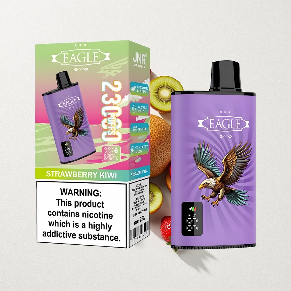 JNR EAGLE Smart 23000 Puffs Digital Mesh Strawberry Kiwi Disposable Vape