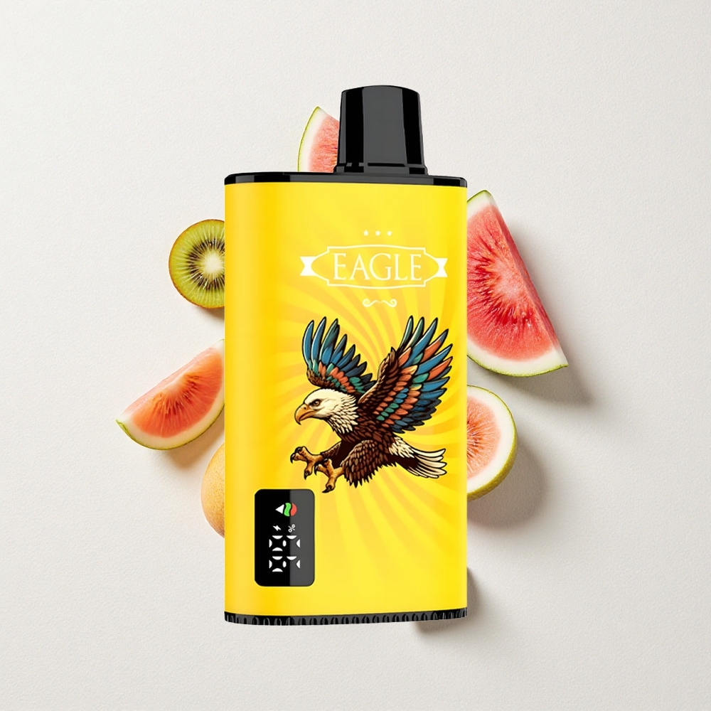 JNR EAGLE Smart 23000 Puffs Disposable Vape Kiwi Watermelon Ice with Digital Screen & Adjustable Airflow