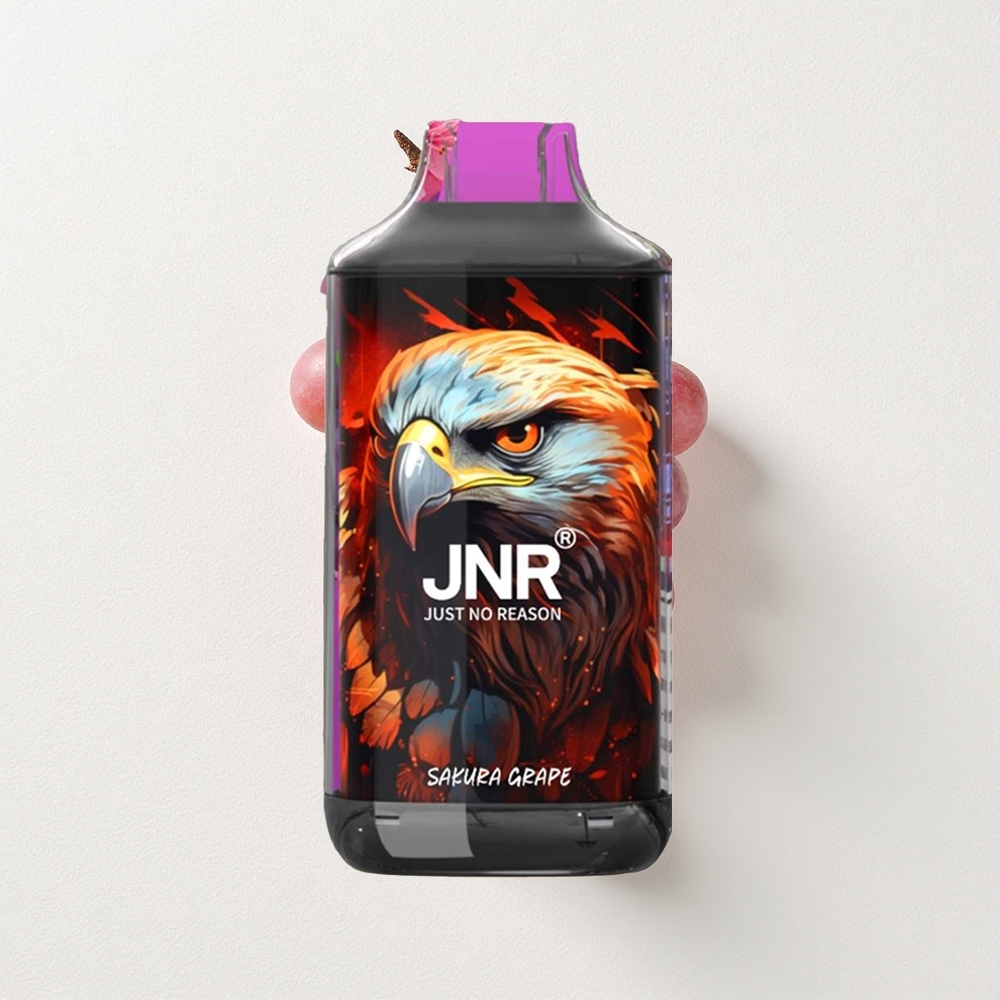 JNR Falcon 16000 Puffs Dual Mesh Coil 22mL E-Liquid Capacity Sakura Grape