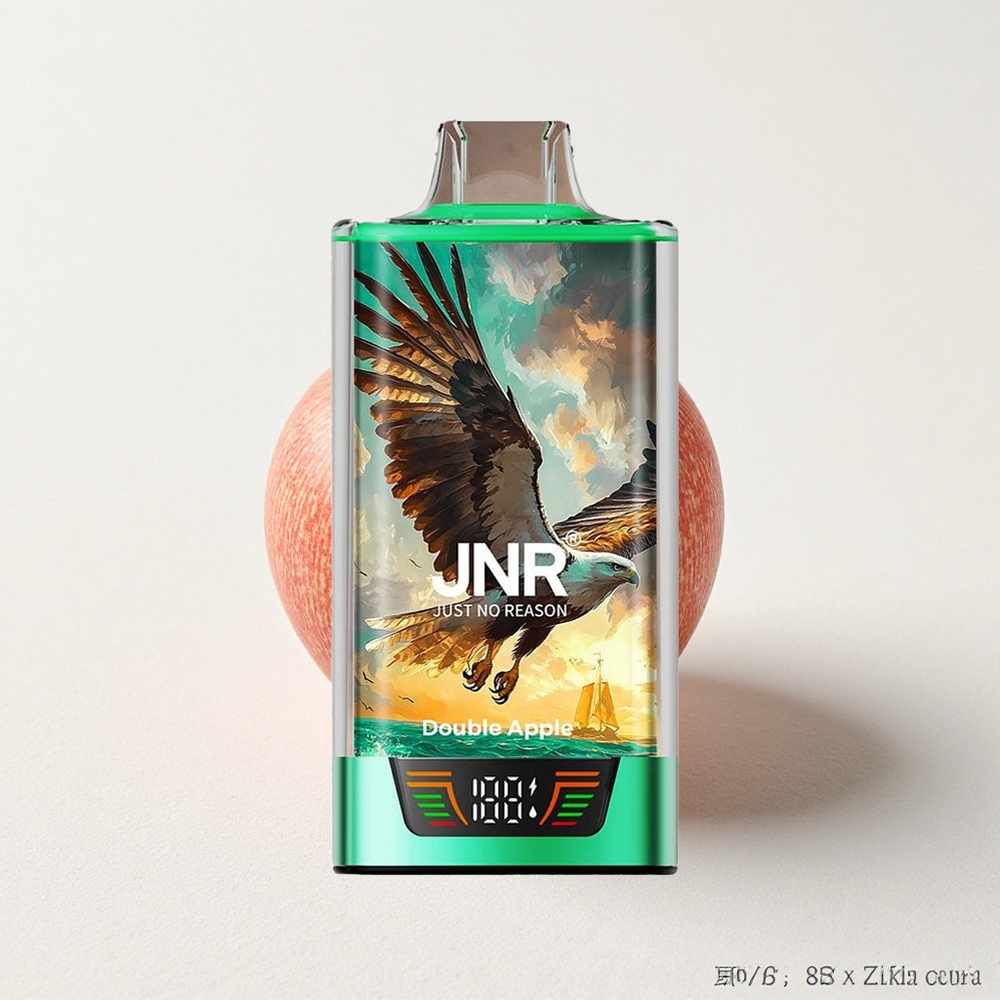 JNR Falcon Pro 28000 Disposable Vape Double Apple 30mL E-Liquid Capacity USB-C Dual Mesh Coil