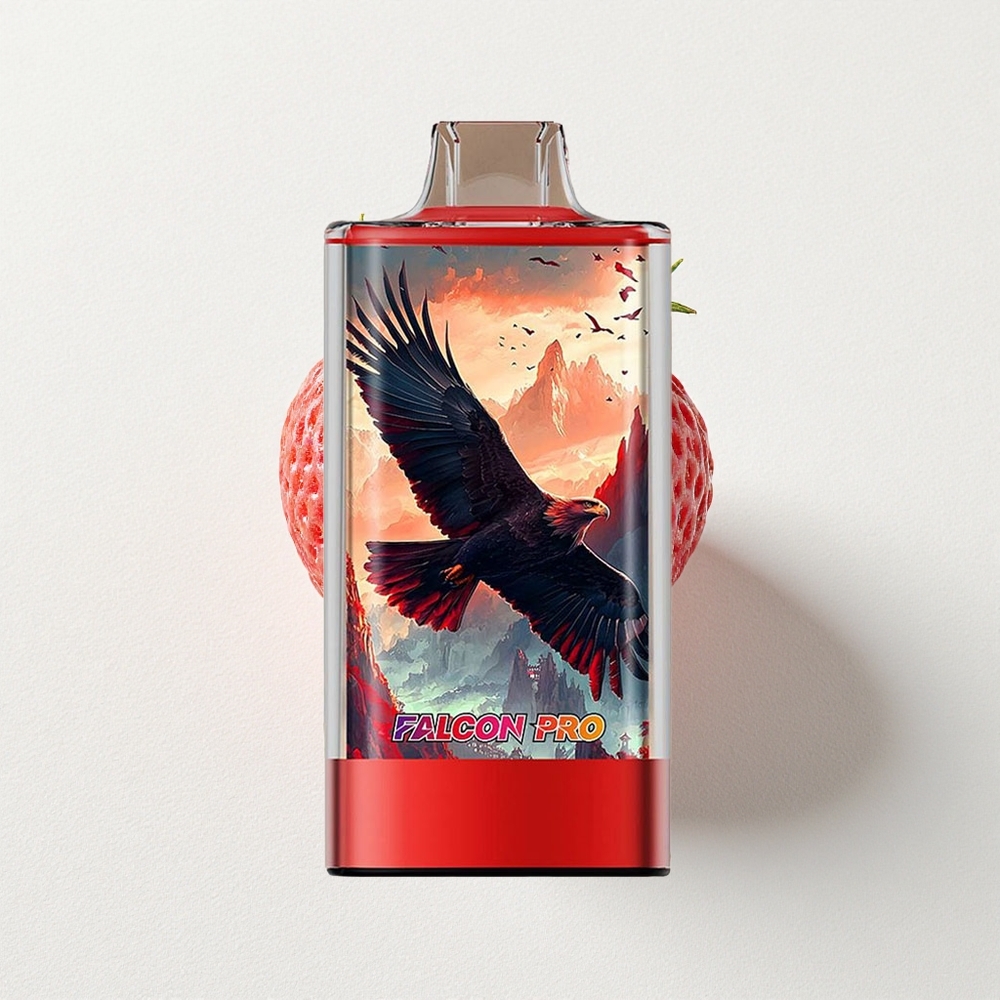 JNR Falcon Pro 28000 Disposable Vape Strawberry Ice Dual Mesh Coil USB-C