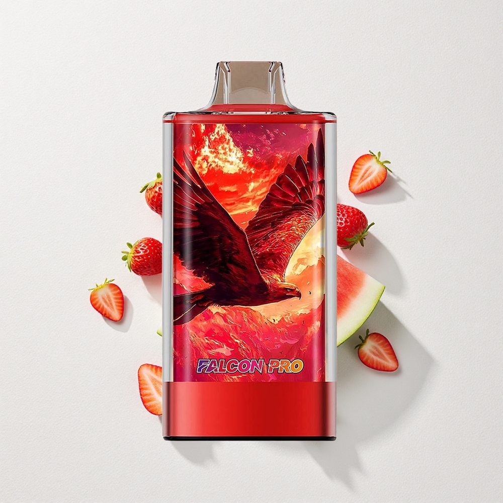 JNR Falcon Pro 28000 Disposable Vape Strawberry Watermelon Ice 30mL E-Liquid Capacity 950mAh Battery Capacity Dual Mesh Coil