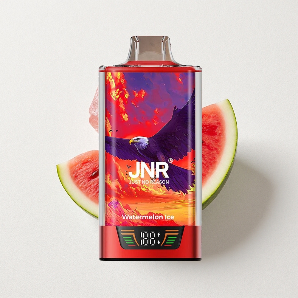 JNR Falcon Pro 28000 Disposable Vape Watermelon Ice with Smart Display & Dual Mesh Coil Coil