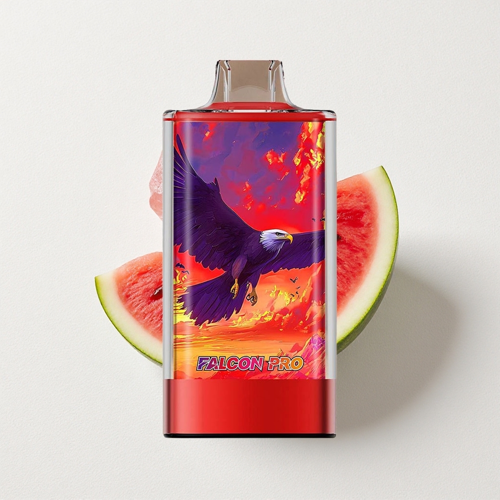 JNR Falcon Pro 28000 Disposable Vape Watermelon Ice with Smart Display & Dual Mesh Coil Coil