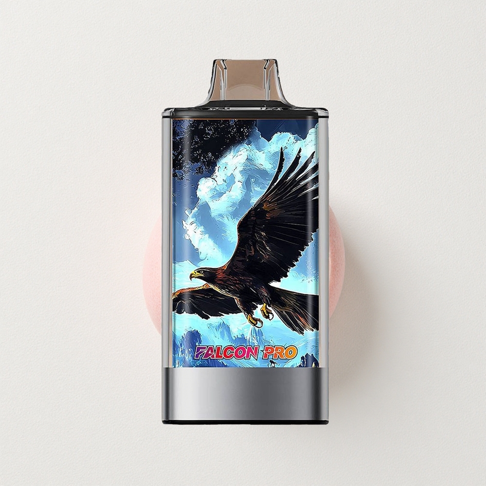 JNR Falcon Pro 28000 Disposable Vape White Peach Razz 30mL E-Liquid Capacity Dual Mesh Coil