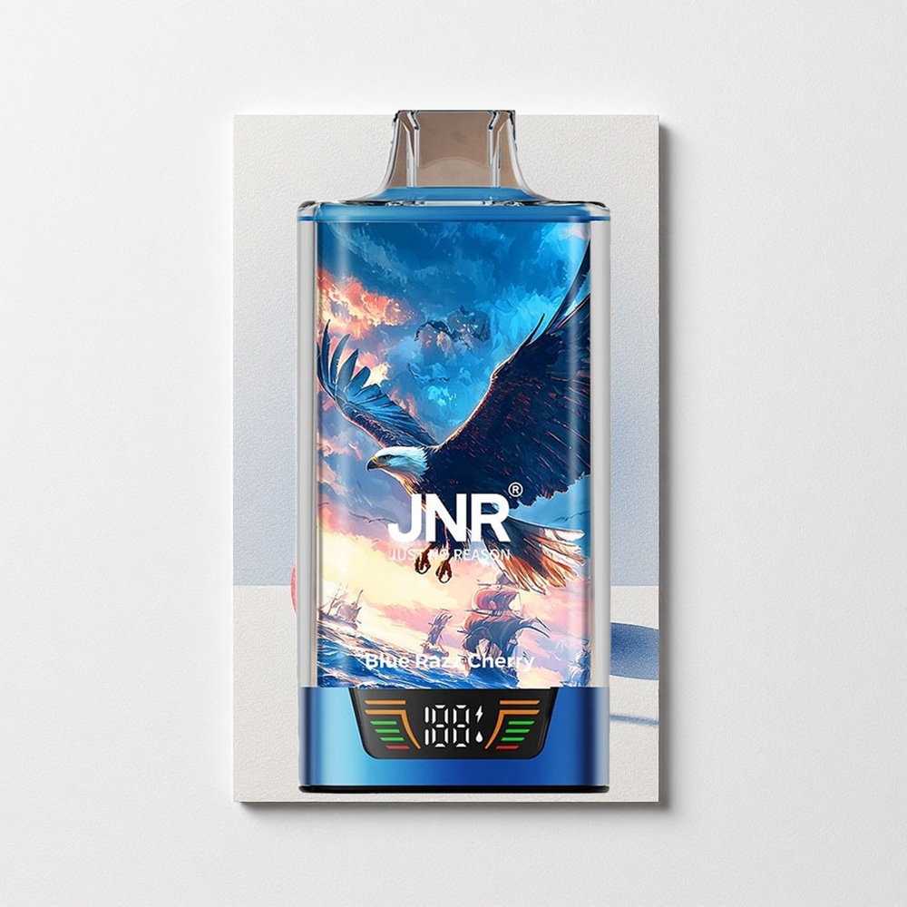 JNR Falcon Pro 28000 Dual Mesh Coil Smart Display Blue Razz Cherry