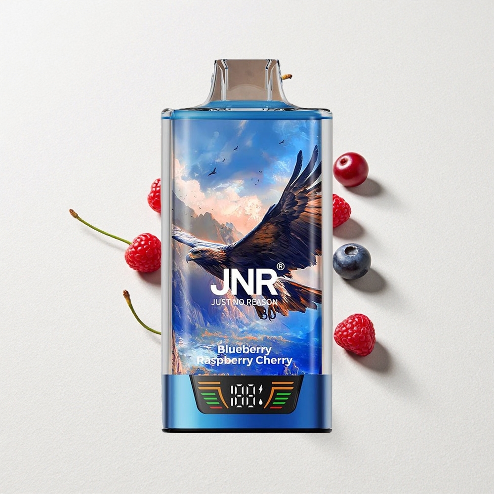 JNR Falcon Pro 28000 Smart MTL Dual Mesh Coil Blueberry Raspberry Cherry