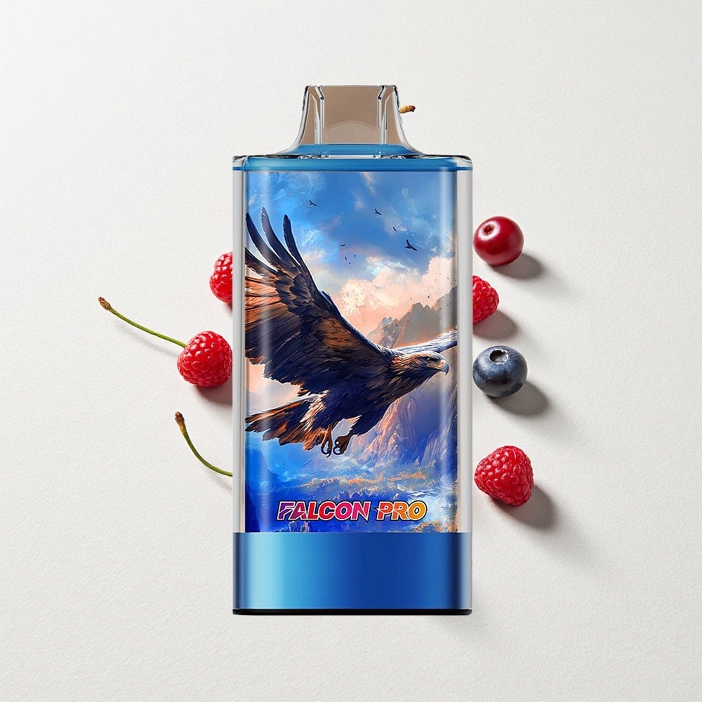 JNR Falcon Pro 28000 Smart MTL Dual Mesh Coil Blueberry Raspberry Cherry