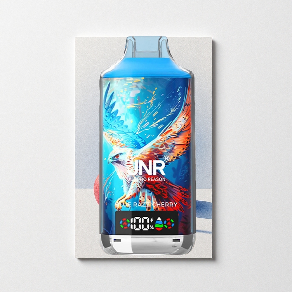 JNR Falcon X 18000 Puffs Dual Mesh Coil 24mL E-Liquid Capacity Blue Razz Cherry