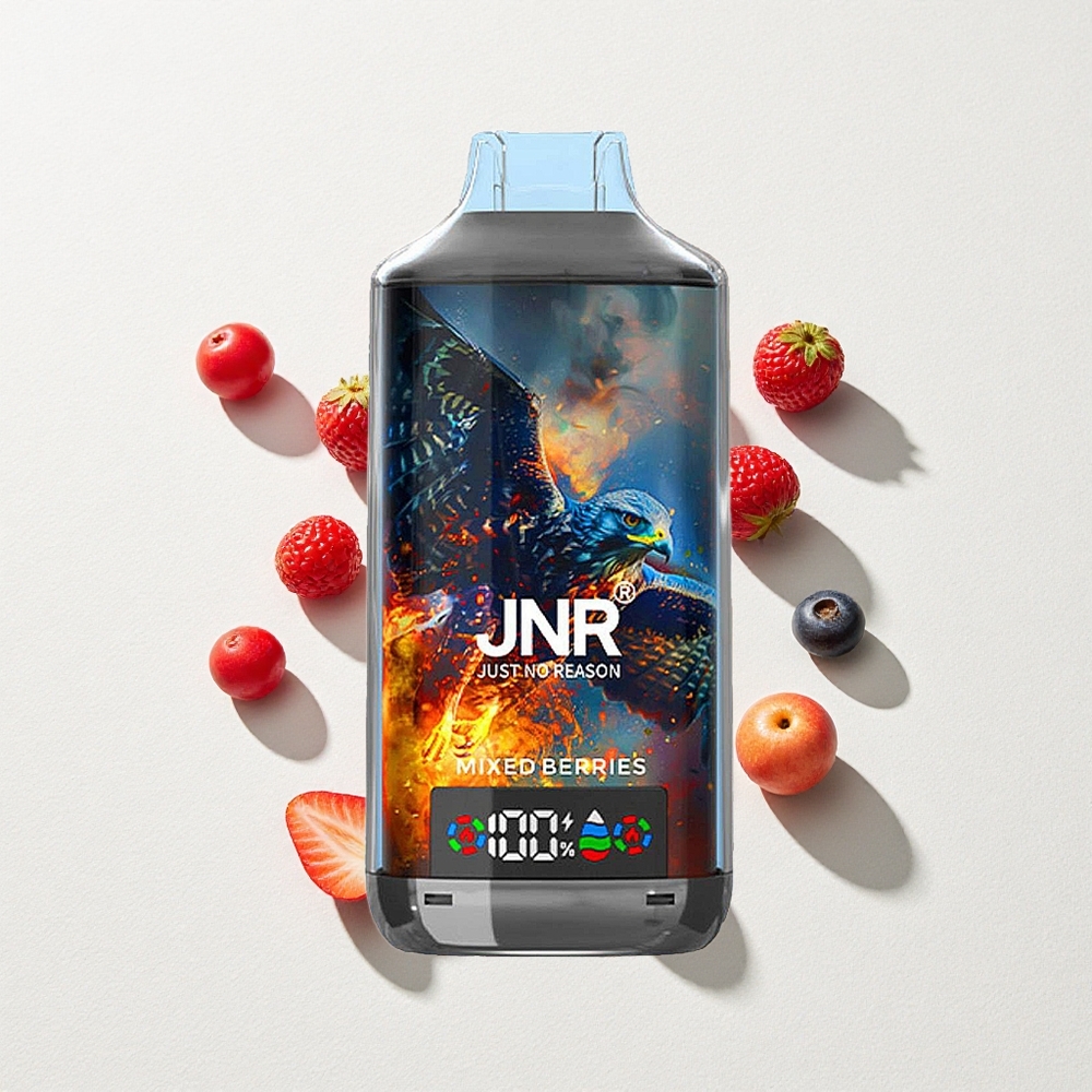 JNR Falcon X 18000 Puffs Dual Mesh Coil 24mL E-Liquid Capacity Mixed Berries