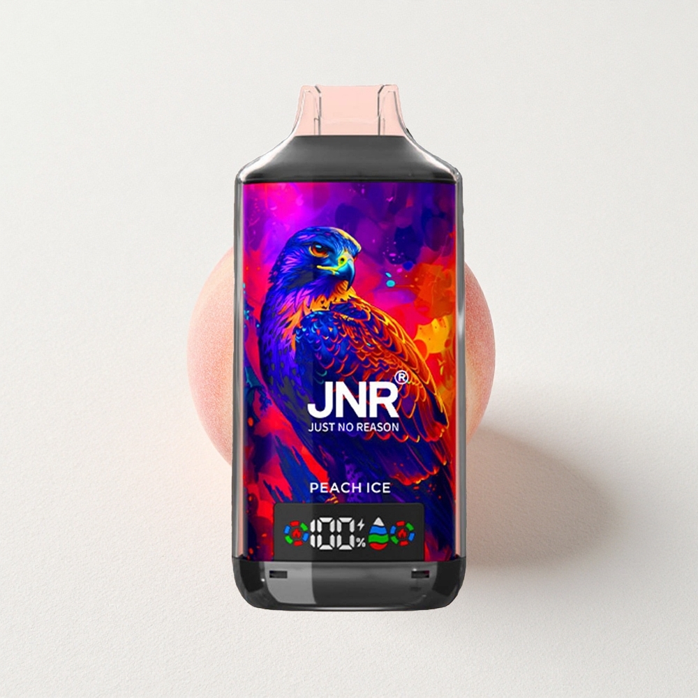 JNR Falcon X 18000 Puffs Dual Mesh Coil Peach Ice Type-C Quick Charge