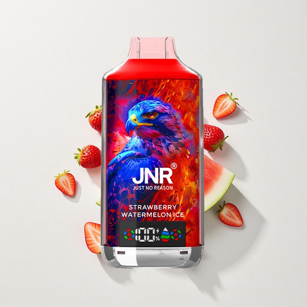 JNR Falcon X 18000 Puffs Dual Mesh Coil Strawberry Watermelon Ice