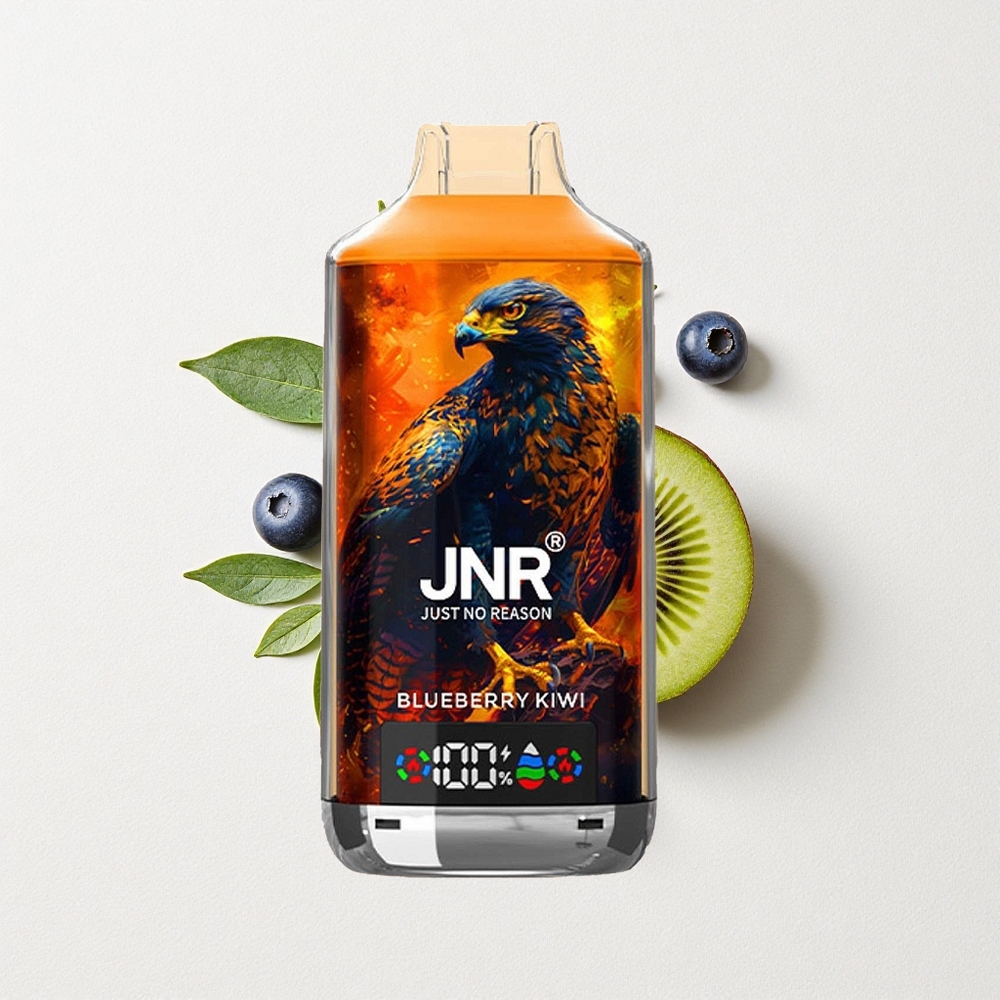 JNR Falcon X 18000 Puffs Dual Mesh Coil Type-C Blueberry Kiwi