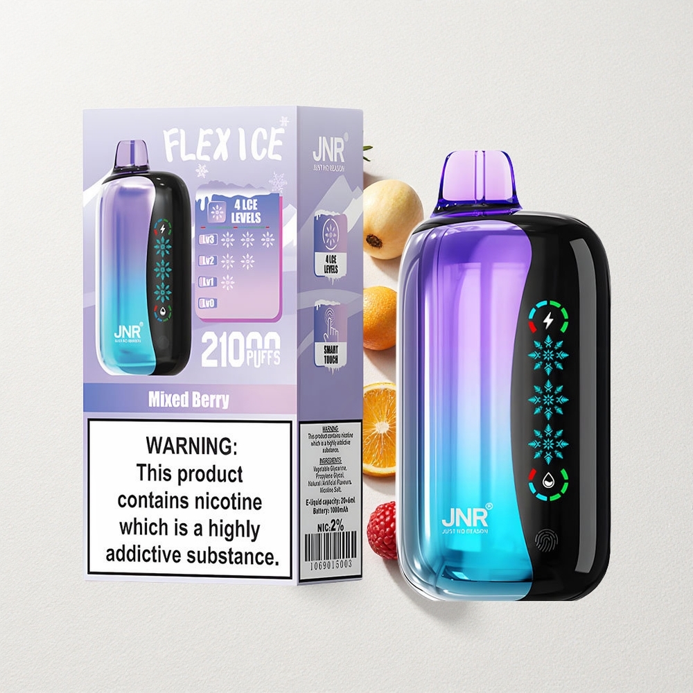 JNR Flex Ice 21000 Puffs Adjustable Airflow Mixed Berry