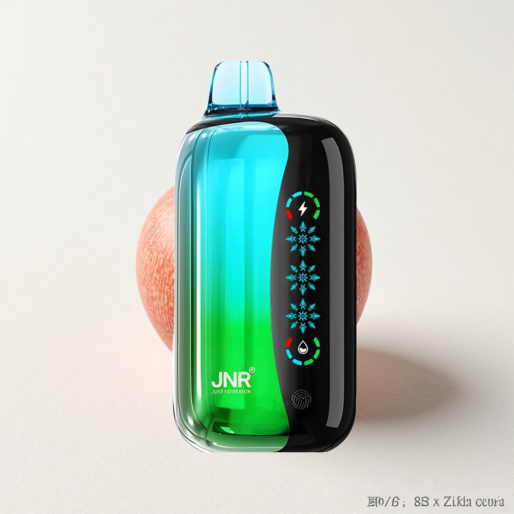 JNR Flex Ice 21000 Puffs Disposable Vape Double Apple with Touch Screen & Customizable Airflow