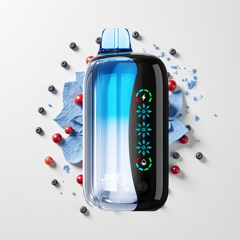 JNR Flex Ice 21000 Puffs Dual Mesh Coil Blue Cherry Explosion