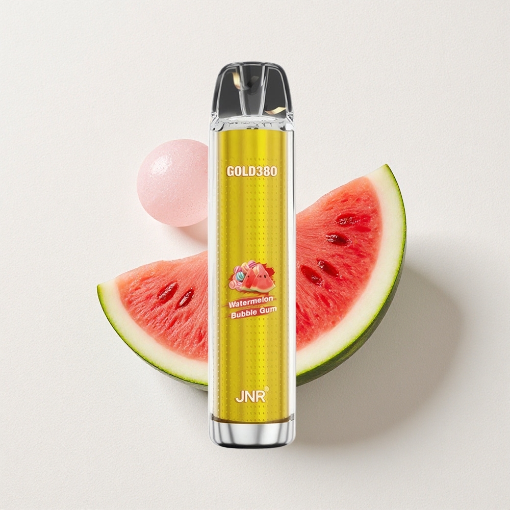 JNR Glod380 6000 Puffs 1.0ohm Mesh Watermelon Bubble Gum