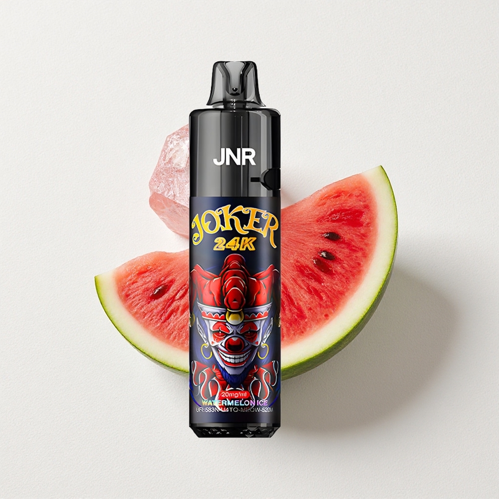 JNR Joker 24K Puffs Disposable Vape Watermelon Ice 800mAh Battery Capacity Type-C