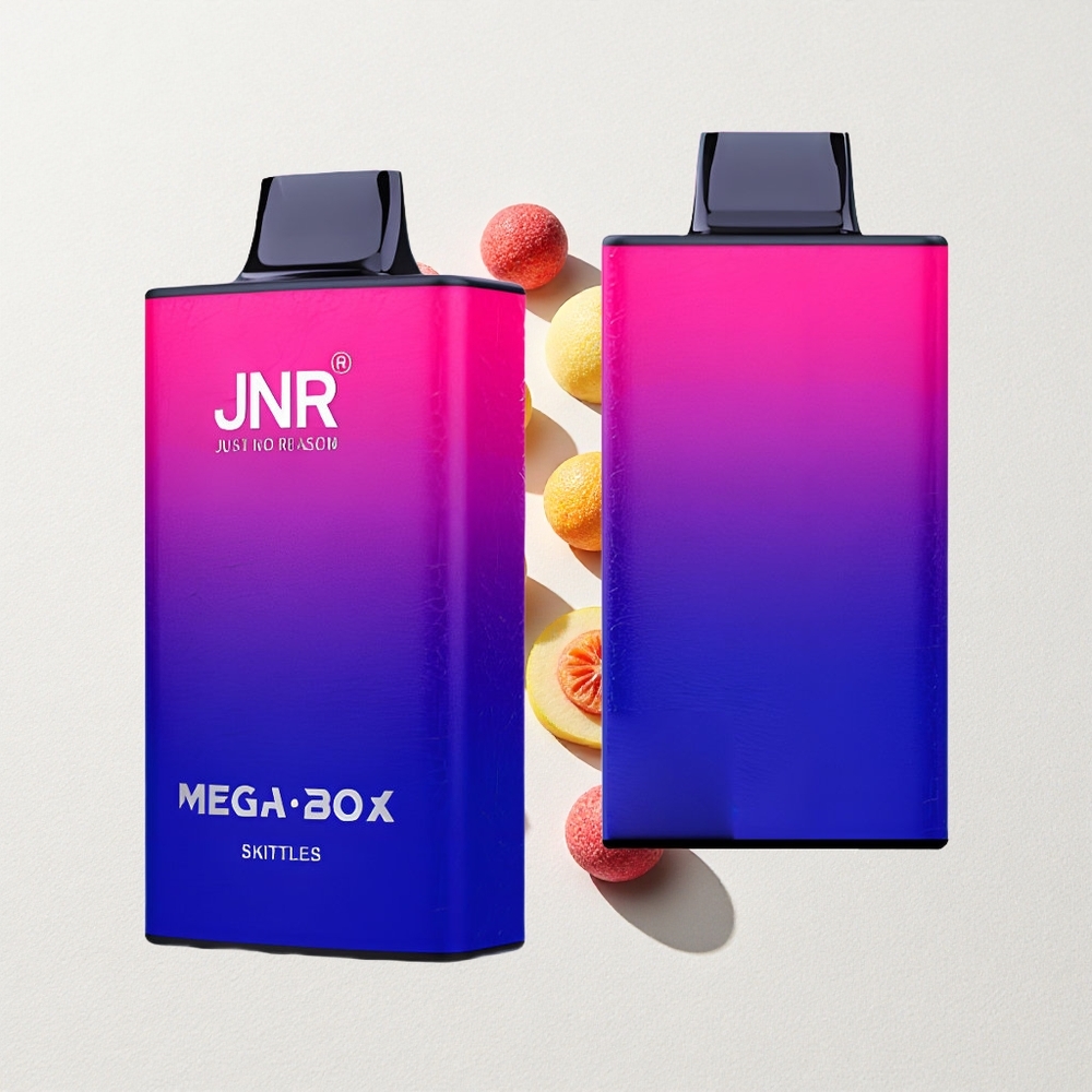 JNR Mega Box 25000 Puffs Disposable Vape Skittles Type-C Dual Mesh Coil