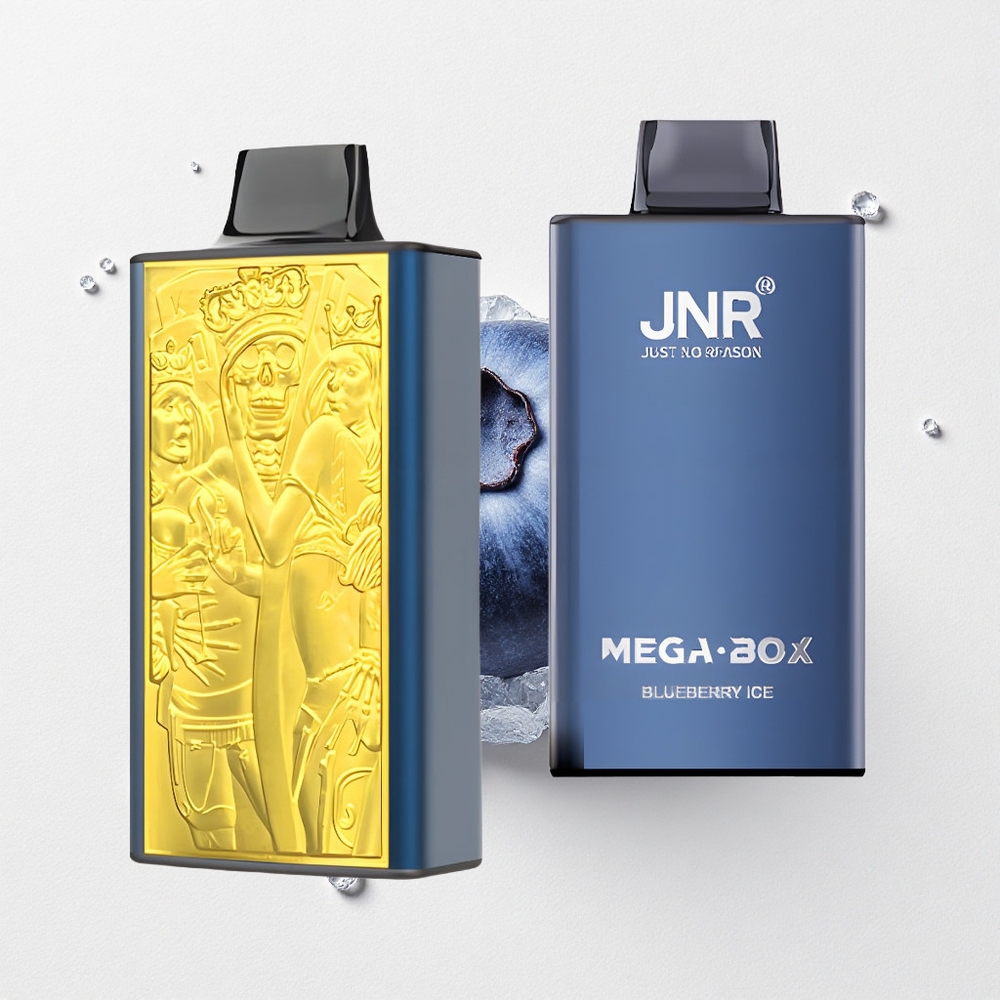 JNR Mega Box 25000 Puffs Dual Mesh Coil Blueberry Ice