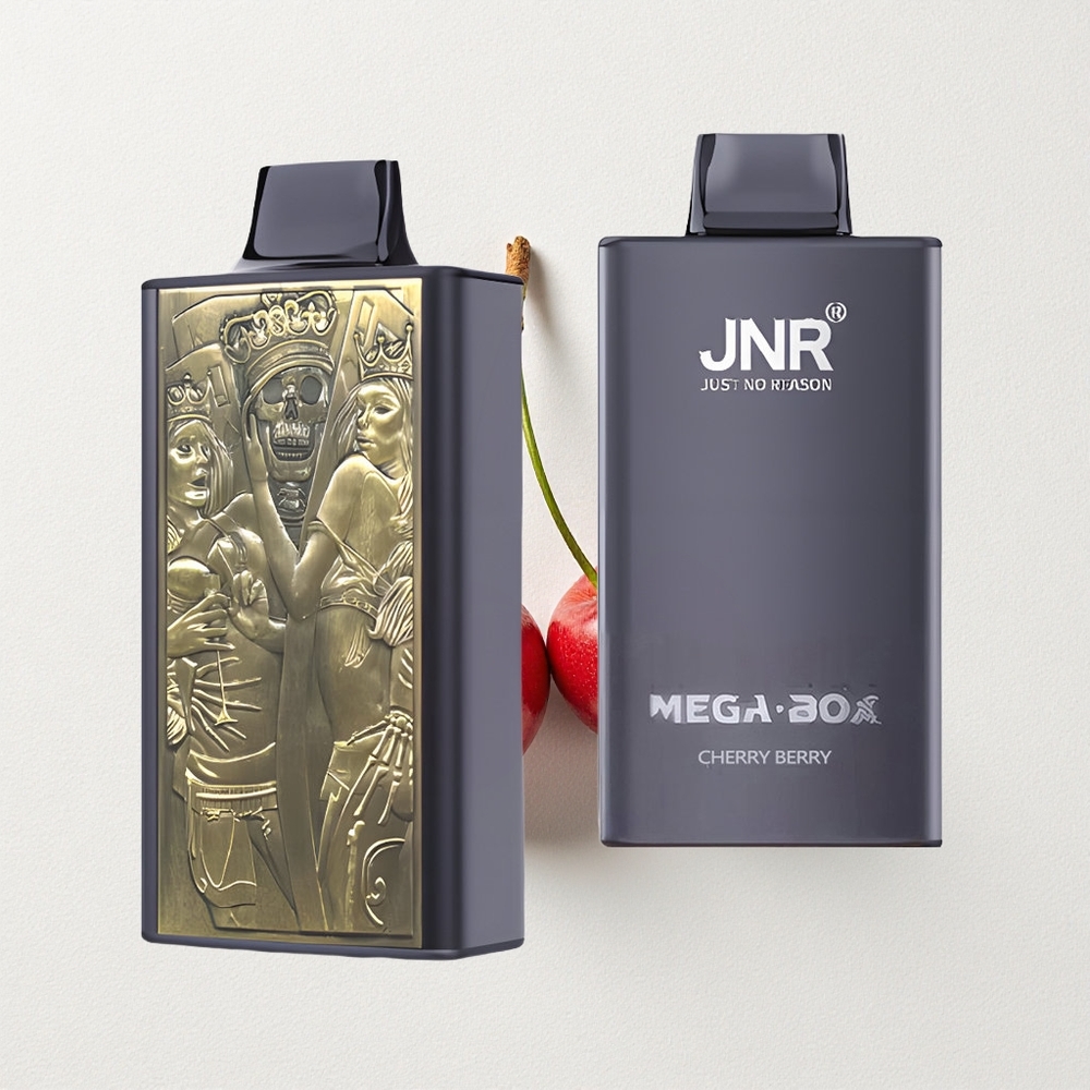 JNR Mega Box 25000 Puffs Dual Mesh Coil Cherry Berry Quick Charge