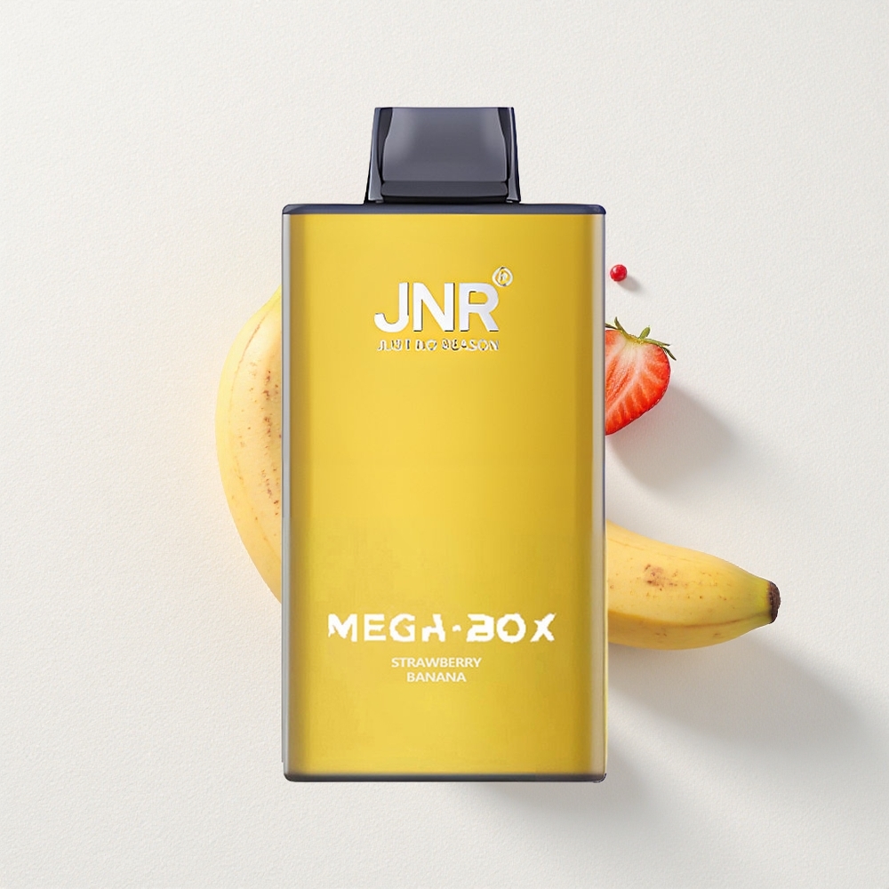 JNR Mega Box 25000 Puffs Dual Mesh Coil Strawberry Banana